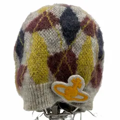 ヴィヴィアンウエストウッド Vivienne Westwood  ニット帽 アーガイル柄 メンズ 表記無 のサムネイル