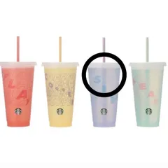 2025ミステリーカラーチェンジングリユーザブルコールドカップ710ml