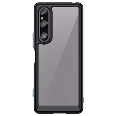 Xperia 1 V ケース SO-51D SOG10 エクスペリア1 マーク5  耐衝撃 ハイブリット ソフト ケース 【Color】 ブラック