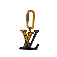 【中古】LOUIS VUITTON ルイヴィトン M67777 ブラック オレンジ ビジューサック LVプリズム キーホルダー キーリング バッグチャーム A2502603【無料ギフトラッピング承ります】