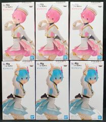 プライズ Re:ゼロから始める異世界生活 ESPRESTO Stage costumes レム ラム 6体セット 美少女フィギュア まとめ