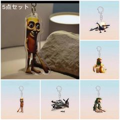 5点セット tungtungtung sahur  Bombardiro crocodilo キーホルダー ストラップ アクリル板 brainrot