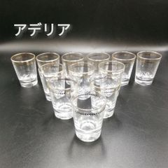 ADERIA　アデリア　石塚硝子　月桂樹　Ｗウイスキー　グラス　ショットグラス 　ウイスキーグラス　冷酒　１２個　新品未使用