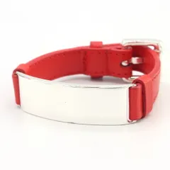 ボッテガヴェネタ ブレスレット IDプレート レッドのサムネイル