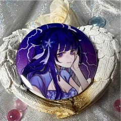 原神 同人缶バッジ 雷電将軍(らいでんしょうぐん)A   缶バッヂ