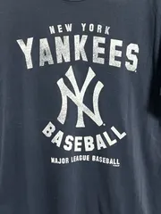 MLB ニューヨークヤンキース 古着Tシャツ M ネイビー