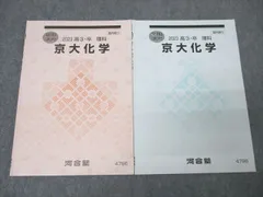 河合塾 京都大学 京大化学 テキストセット 2023 夏期/冬期 計2冊 ☆ 008s0D