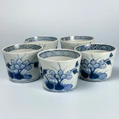 「ご成約者」です。 色絵蕎麦猪口 グッドデザイン！ 「鉾先文」 骨董アン 最高クラスの色絵蕎麦猪口 グッドデザイン！ 「鉾先(ほこさき)文