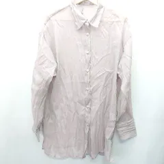 ◇ LOWRYS FARM ローリーズファーム 長袖 シアーシャツ サイズF ピンクグレージュ レディース E  【1407020012898】