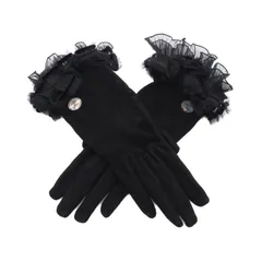 シャネル CHANEL 手袋 31 RUE CAMBON ブラック スウェード 手袋 レディース Used Aのサムネイル