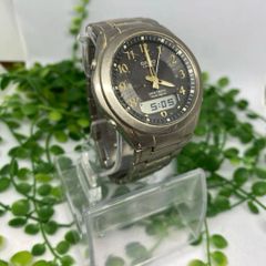 激レア◇中古動品◇120201◇リコー RIQUARTZ 2針アナデジ◇ボタン難 