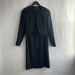 ソーシャルタイム喪服 ブラックフォーマル ワンピ＋ジャケ 美品 Social time ソーシャルタイム ブラックフォーマル