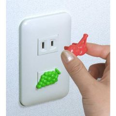 スマイルキッズ(SMILE KIDS) フルーツコンセントカバー 8個入り AKN-14