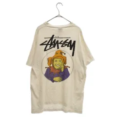 STUSSY (ステューシー) 80S VINTAGE OLD WERE ALL JOKERS ヴィンテージ オールド 黒タグ ショーンフォント ジョーカープリント 半袖Tシャツ ホワイト