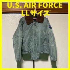 U.S. AIR FORCE フライトジャケット MA-1 緑 LLサイズ