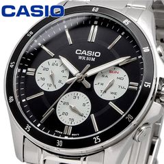 CASIO 腕時計 カシオ 時計 ウォッチ チープカシオ チプカシ マルチカレンダー シンプル メンズ ブラック MTP-1374D-1A3V [並行輸入品]