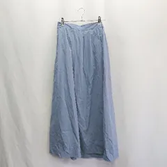 ◇ ⊂ BEAMS HEART ビームス ハート ロング フレア スカート サイズF ブルー レディース E  【1410290024751】