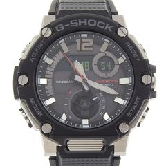 カシオ CASIO Gショック メンズ ソーラー 腕時計 SS/樹脂 ブラック文字盤 GST-B300-1ADR 美品 新入荷 OW0462