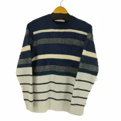 メンズメルローズ MENS MELROSE フェザーヤーンボーダーニット メンズ JPN：4 のサムネイル