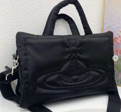 Vivienne Westwood オーブ刺繍 2wayトートバッグ 黒 - メルカリ