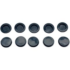 FJmark ケーブルグロメット ゴムブッシング ブラック ケーブル ワイヤー 保護 グロメット (内径22×穴径27mm 10個)
