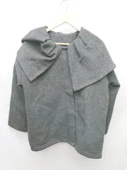 ◇ titivate ティティベイト ジップアップ ビッグカラー かわいい 長袖 コート サイズＭ ダークグレー レディース P  【1405090017560】のサムネイル