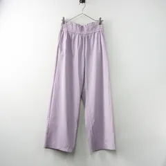 2023SS ジャーナルスタンダード JOURNAL STANDARD ナイロンストレッチワイドパンツ 40/ライトパープル イージー【2400014521610】