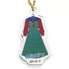 【中古】キーホルダー・マスコット(キャラクター) 海王みちる 「美少女戦士セーラームーン セーラームーンカフェ2019 in BOX CAFE アクリルキーホルダー 制服ver.」