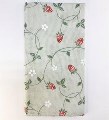 ダブルガーゼ手ぬぐい 和晒し手ぬぐい おまとめ買いがお得 【いちご グリーン】汗取り 薄い ご旅行にも 出産祝い 沐浴 新品未使用品 日本製