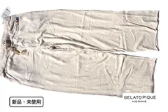 新品｜未使用｜ジェラートピケ｜GELATO PIQUE HOME×PEANUTSスヌーピー｜カットオフロングパンツ｜M
