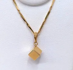 K18 デザインネックレス 約41cm 4.1g