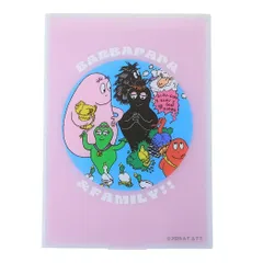 【メール便】バーバパパ 手鏡 折立ミラー ファミリー BARBAPAPA マリモクラフト 折りたたみ スタンド キャラクター グッズ のサムネイル