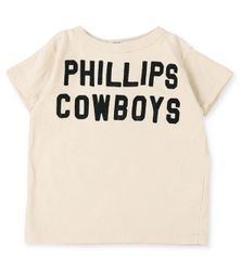 新品　DENIM DUNGAREE/デニムダンガリー　Vintage Cotton Jersey COWBOY Tee　3(Mens-M)	170㎝　メンズ　DD　FITH　白　生成り　アメカジ　ロゴT　綿100％