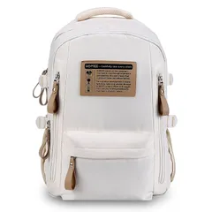 [HOMIEE] リュック レディース 通学 大容量 韓国 カジュアルバッグ 2層構造 大学生 防水 15.6インチPC 軽量 A4 リュックサック 高校生 通勤 大人 軽量 ビジネス アウトドア 旅行 メンズ 男女兼用 1