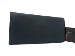 未使用品　PRARE　ネイビー 長財布 シンプルデザイン　ゴードバン革 未使用品 PRARE ネイビー 長財布 シンプルデザイン ゴードバン革