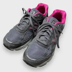 ☆ニューバランス☆W990GP4☆USA製☆スニーカー☆シューズ☆グレー☆ピンク☆レディース26.5cm相当☆N24M