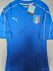 ※値下不可　フランチェスコ・トッティ　イタリア代表　サイン入りユニ　日韓W杯 Kappa - 2002年サッカー日韓W杯 イタリア代表ユニフォーム