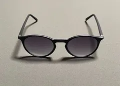 展示品渡し ★新品★ MADE IN ITALY製 SARAGHINA EMMA 115-LA サングラス ブラック ネイビーレンズ