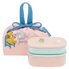 くまのプーさん お弁当箱セット 巾着付ランチセット コスチューム ディズニー スケーター ランチボックス 巾着袋 キャラクター グッズ 
