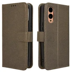 arrows We2 ケース 手帳 F-52E チェック柄 手帳 ケース 【Color】ゴールドのサムネイル