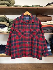 70s PENDLETON wool board shirt made in USA