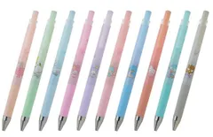 10本セット ジュースアップ サンリオキャラクターズ パイロット PILOT ゲルインキボールペン ボール径 0.5mm 極細 インキ色 黒