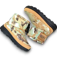 定2.6万 新品 THE NORTH FACE ノースフェイス Nuptse Bootie WP Logo Short SE ヌプシ ブーティ ウォータープルーフ ロゴ ショート スペシャルエディション イボルブテクスチャーアーモンドバター NF52271