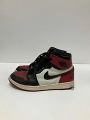 NIKE ナイキ  Air Jordan 1 Retro High OG Bred Toe スニーカー 汚れ有 サイズ25cm レッド ブラック