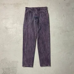80年代 USA製 Levi's リーバイス 40550 0244  カラーデニムパンツ タイダイ ブリーチ加工 メンズW36 のサムネイル