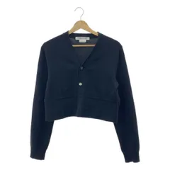COMME des GARCONS COMME des GARCONS / コムコム | 2020AW | ウール クロップド Vネック カーディガン | L | ブラック | レディース