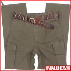 ドイツ軍 90s モールスキンカーゴパンツ  軍物 軍服 古着 メンズ 6 カーキ パンツ_ウエスト73cmから77cm一覧←SEULB屋着古← HH9825