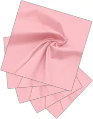 （エイチアンドビー）h&b h＆b クリーニングクロス 楽器 ピアノ ギター タブレット 自動車 内装 モニター テレビ 画面 用 磨き ポリッシュクロス 大判 40x40cm 5枚セット(ピンク)