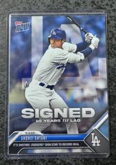 topps 大谷翔平　ロサンゼルス　ドジャース　24時間限定販売