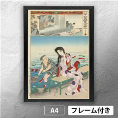 木版画　楊州 周延『菊華美人』明治4年10月 発行 長谷川壽美 木版画 楊州 周延『菊華美人』明治4年10月 発行 長谷川壽美